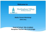 maths workshop